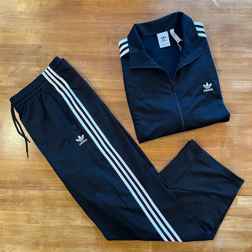 ADIDAS Black Firebird Track Suit